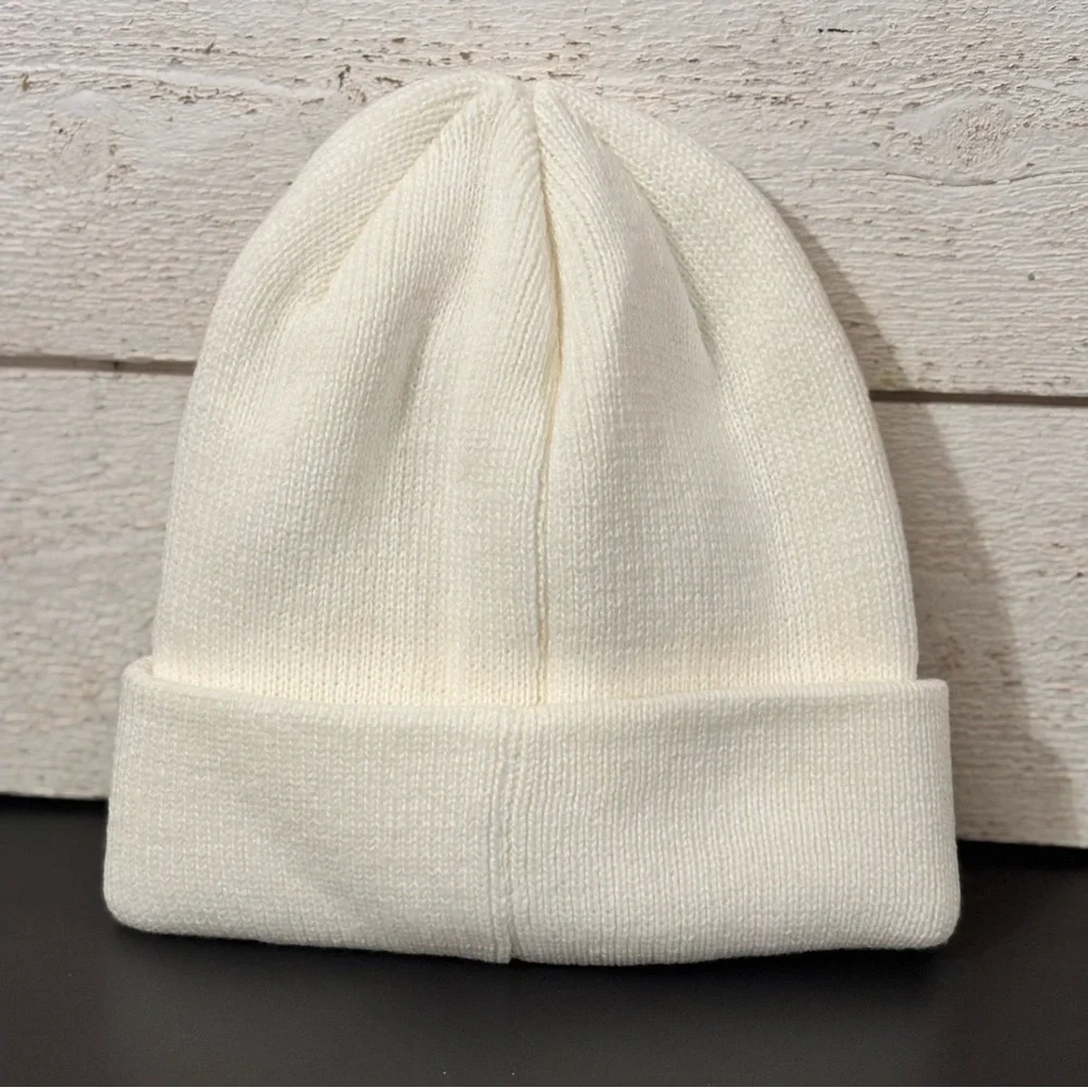 ADIDAS‎ Women’s ORIGINALS TREFOIL BEANIE WHITE/BLACK NEW